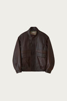 Phigvel - Sheepleather Sporting Blouson - Dark Brown - Canoe Club