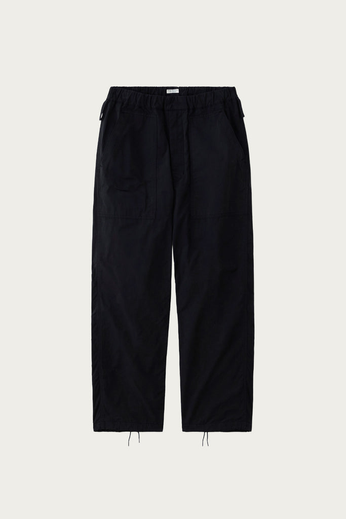 Phigvel - Waxed Cloth String Trousers - Ink Navy - Canoe Club