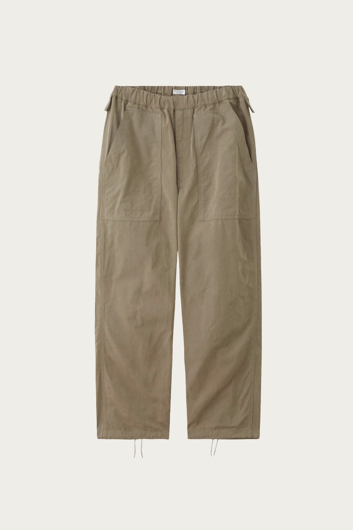 Phigvel - Waxed Cloth String Trousers - Taupe Beige - Canoe Club