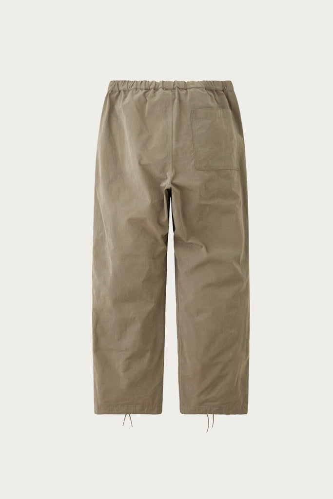Phigvel - Waxed Cloth String Trousers - Taupe Beige - Canoe Club