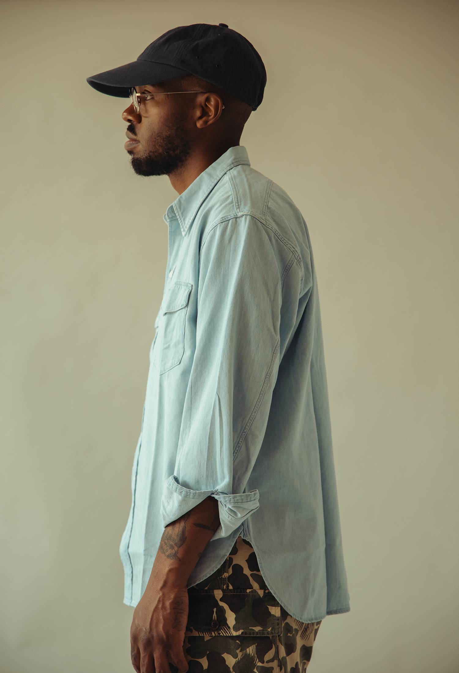 Phigvel - Workaday Shirt - Faded Ice Blue - Canoe Club