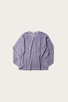 Places & Spaces - Garment Dyed Waffle Knit Pullover - Lt. Purple - Canoe Club