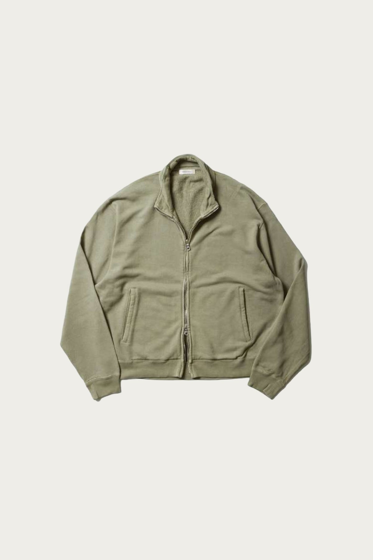 Places & Spaces - Loopwheel Track Jacket - Moss - Canoe Club