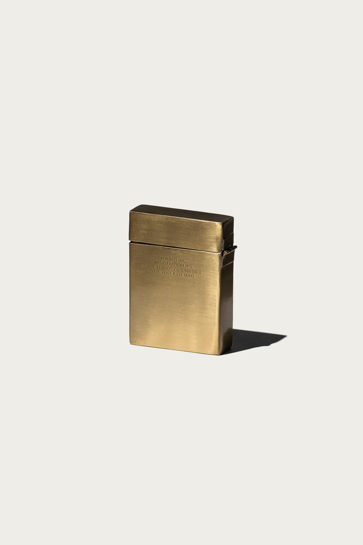 Puebco - Brass Playing Card Case - Canoe Club