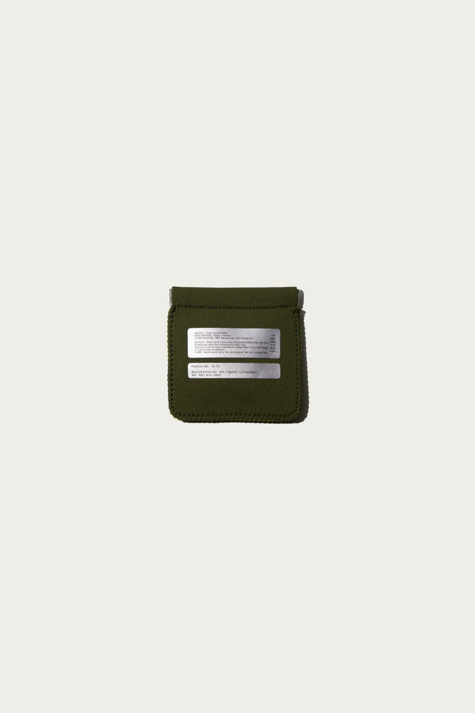 Puebco - Coin Card Holder - Olive/Yellow - Canoe Club