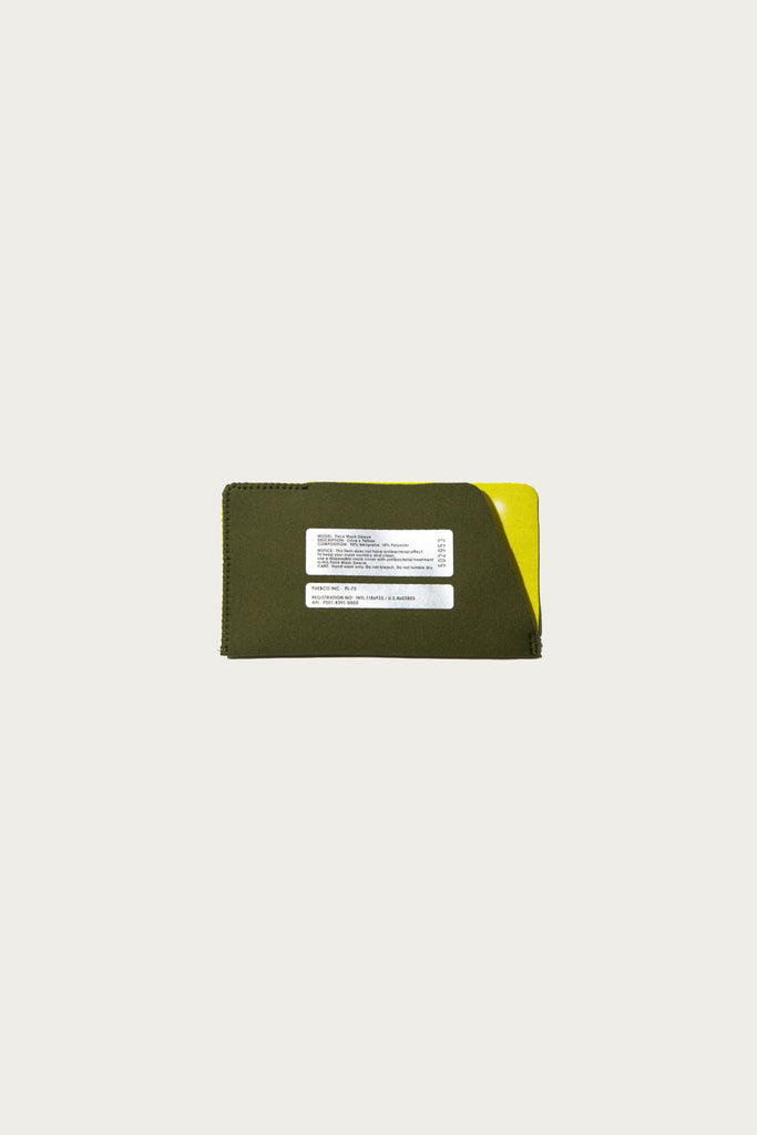 Puebco - Face Mask Sleeve - Olive/Yellow - Canoe Club