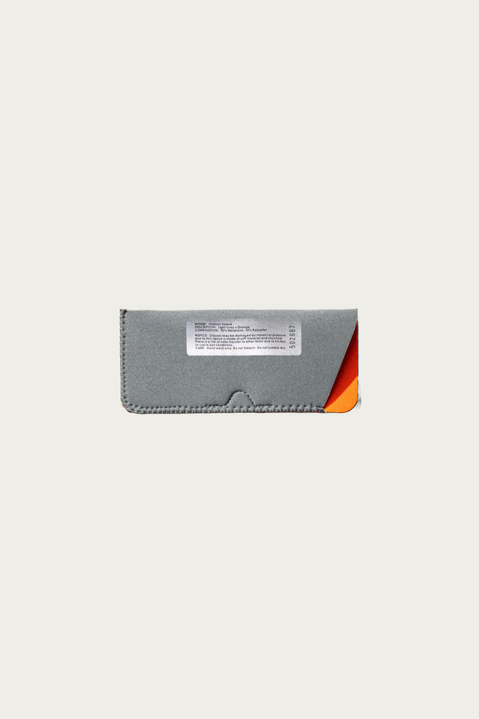 Puebco - Glasses Sleeve - Light Gray/Orange - Canoe Club