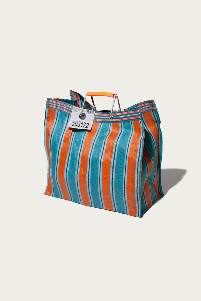 Puebco - Recycled Plastic Stripe Bag Square - Orange/Blue - Canoe Club