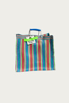Puebco - Recycled Plastic Stripe Bag Square - Red/Blue - Canoe Club