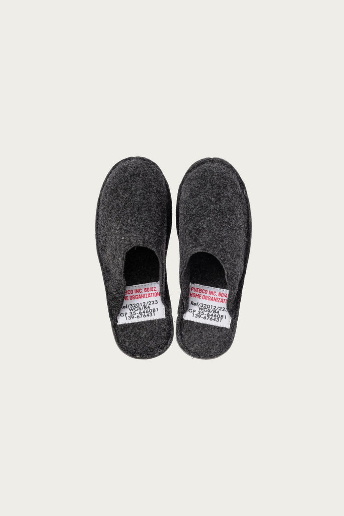 Puebco - Room Slipper - Dark Grey - Canoe Club