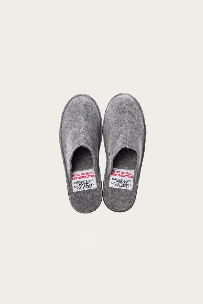 Puebco - Room Slipper - Light Grey - Canoe Club