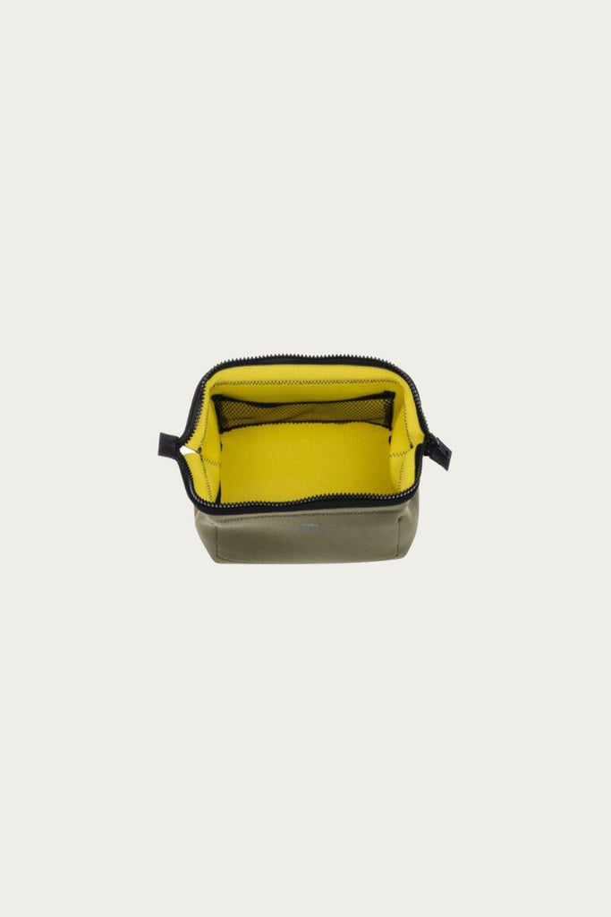 Puebco - Wired Pouch Small - Olive/Yellow - Canoe Club