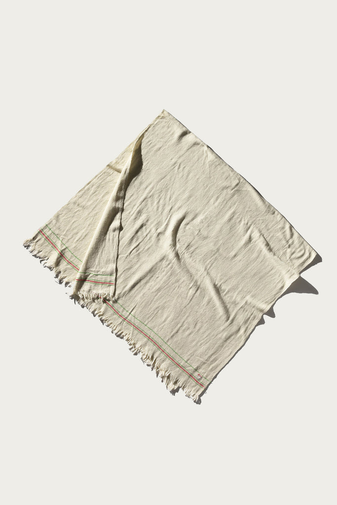 Puebco - Wool Mix Ivory Blanket - Canoe Club