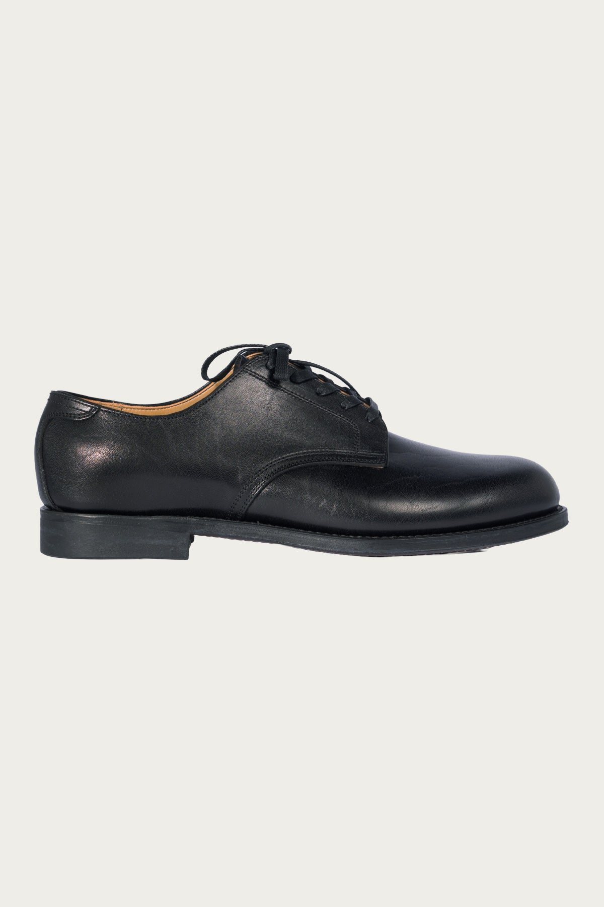 The Real McCoys - U.S.N. Service Shoes - Black Horsehide Buttock - Canoe Club