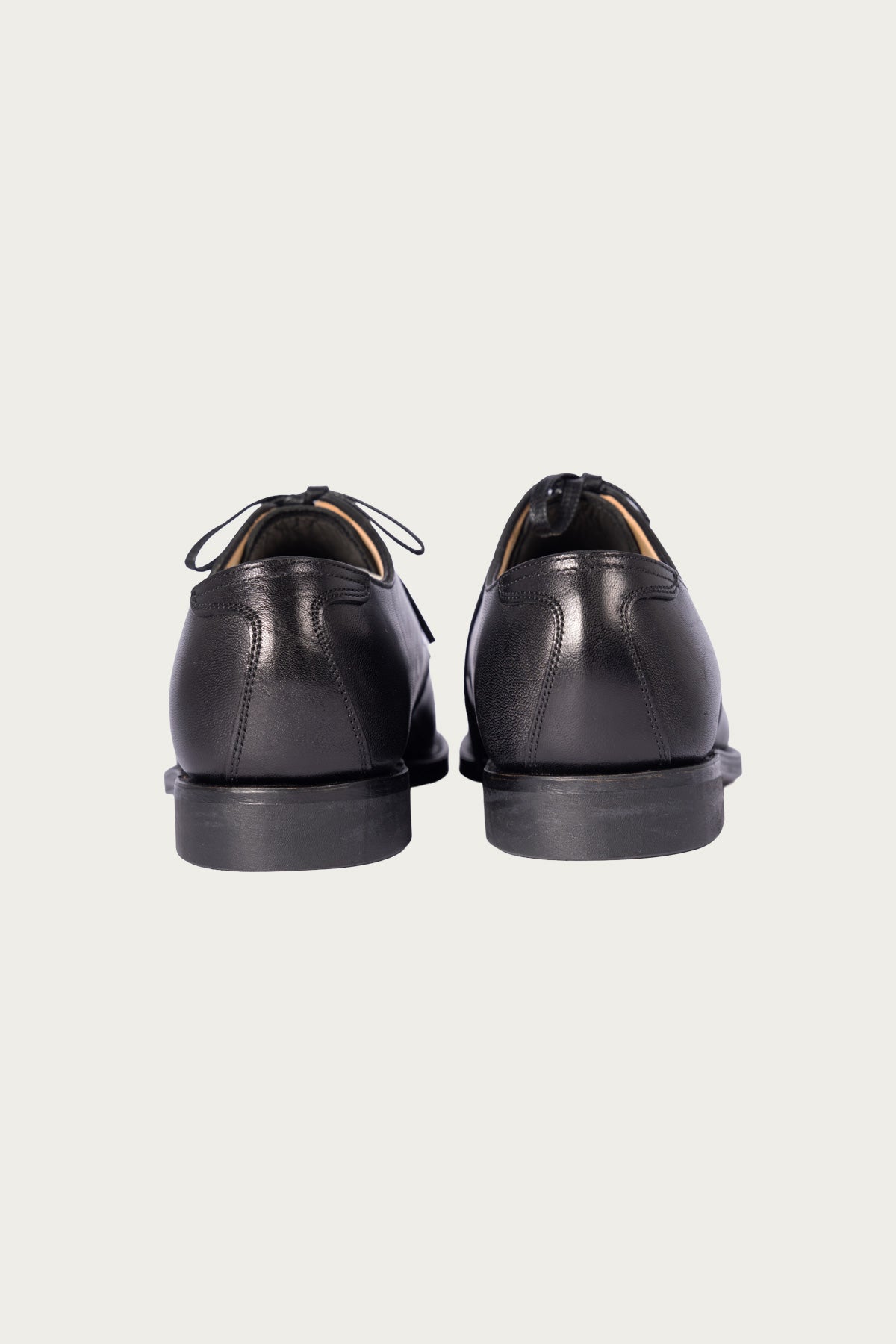 The Real McCoys - U.S.N. Service Shoes - Black Horsehide Buttock - Canoe Club