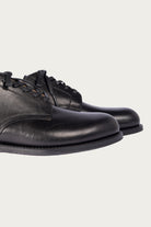 The Real McCoys - U.S.N. Service Shoes - Black Horsehide Buttock - Canoe Club