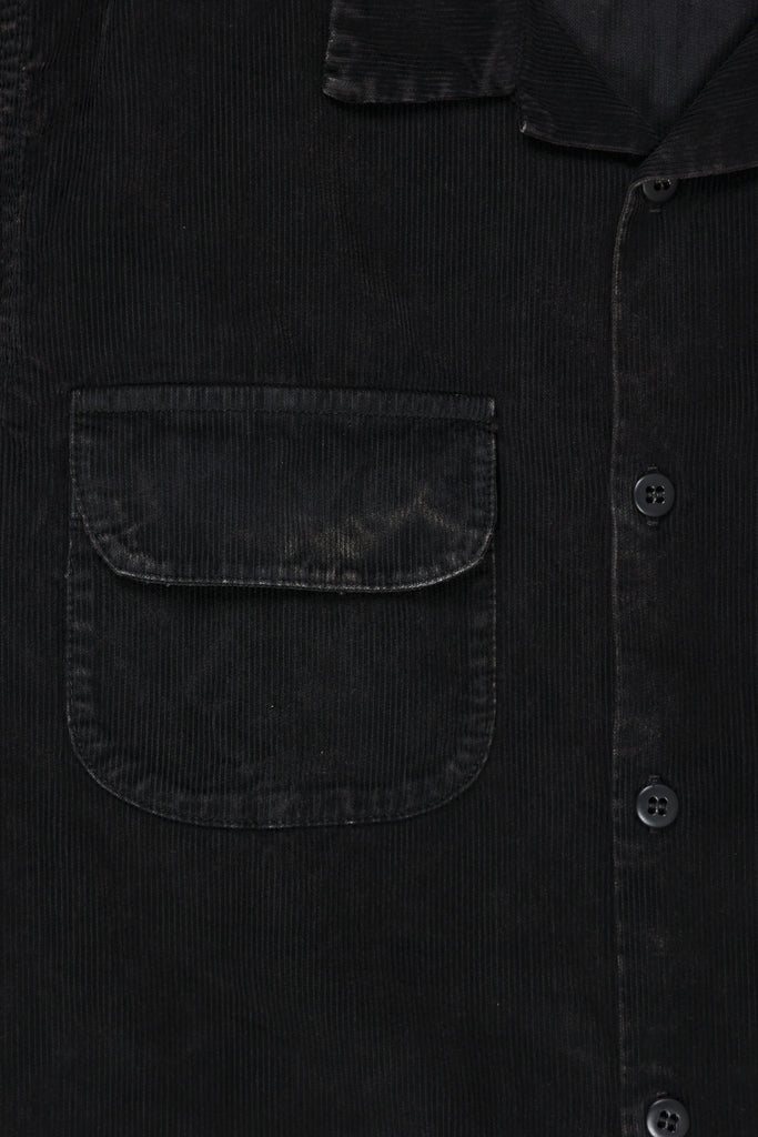 RE/DONE - 50s Corduroy Straight Bottom Shirt - Charcoal and Ash - Canoe Club