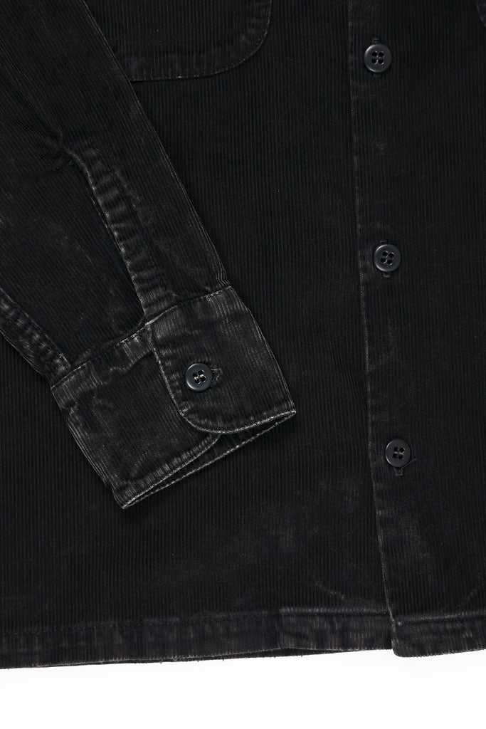 RE/DONE - 50s Corduroy Straight Bottom Shirt - Charcoal and Ash - Canoe Club