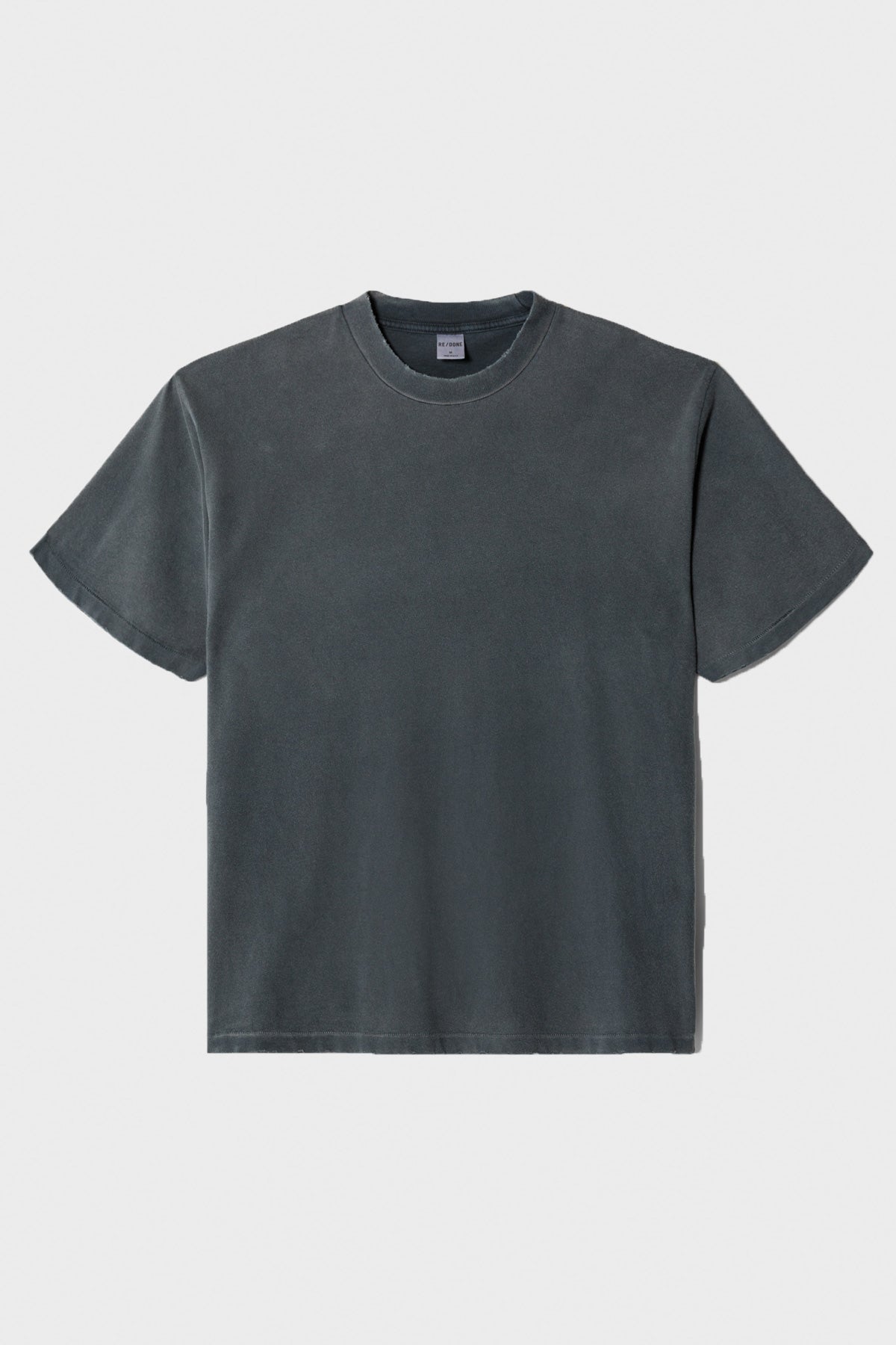 RE/DONE - Loose Tee - Sun Faded Black - Canoe Club
