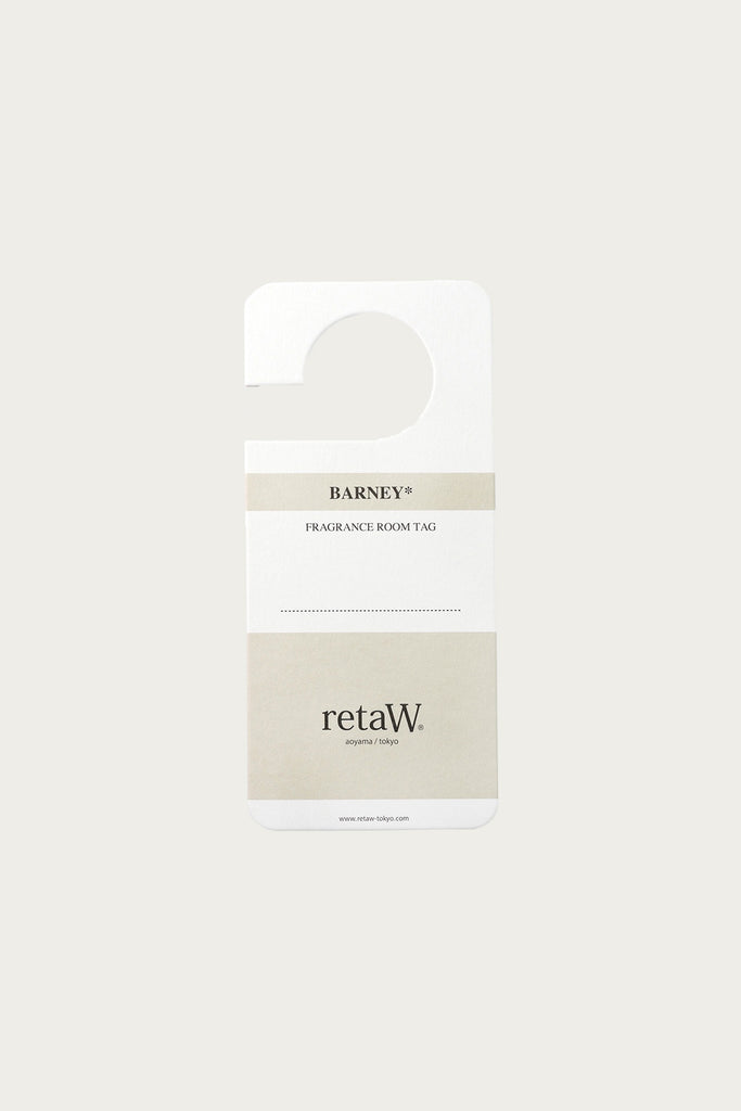 retaW - Fragrance Room Tag - Barney - Canoe Club