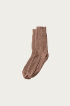 Rototo - Folk Crochet Socks - L. Brown - Canoe Club