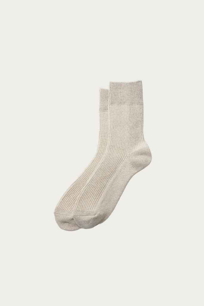 Rototo - Recycled Cotton/Wool Daily 3 Pack - Gray/Off White - Canoe Club