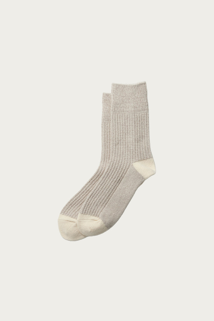 Rototo - Recycled Cotton/Wool Daily 3 Pack - Gray/Off White - Canoe Club