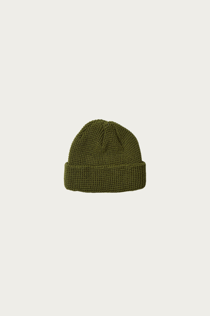 Rototo - Waffle Watch Cap - Olive Green - Canoe Club