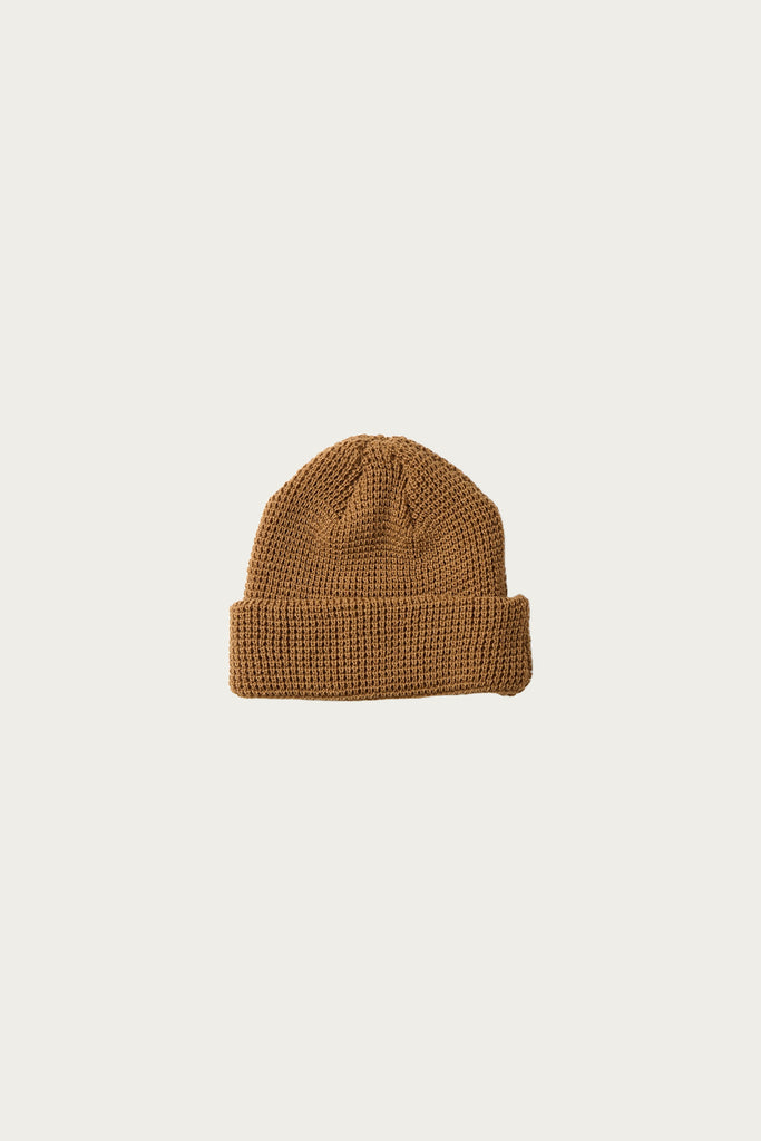 Rototo - Waffle Watch Cap - Tan Brown - Canoe Club