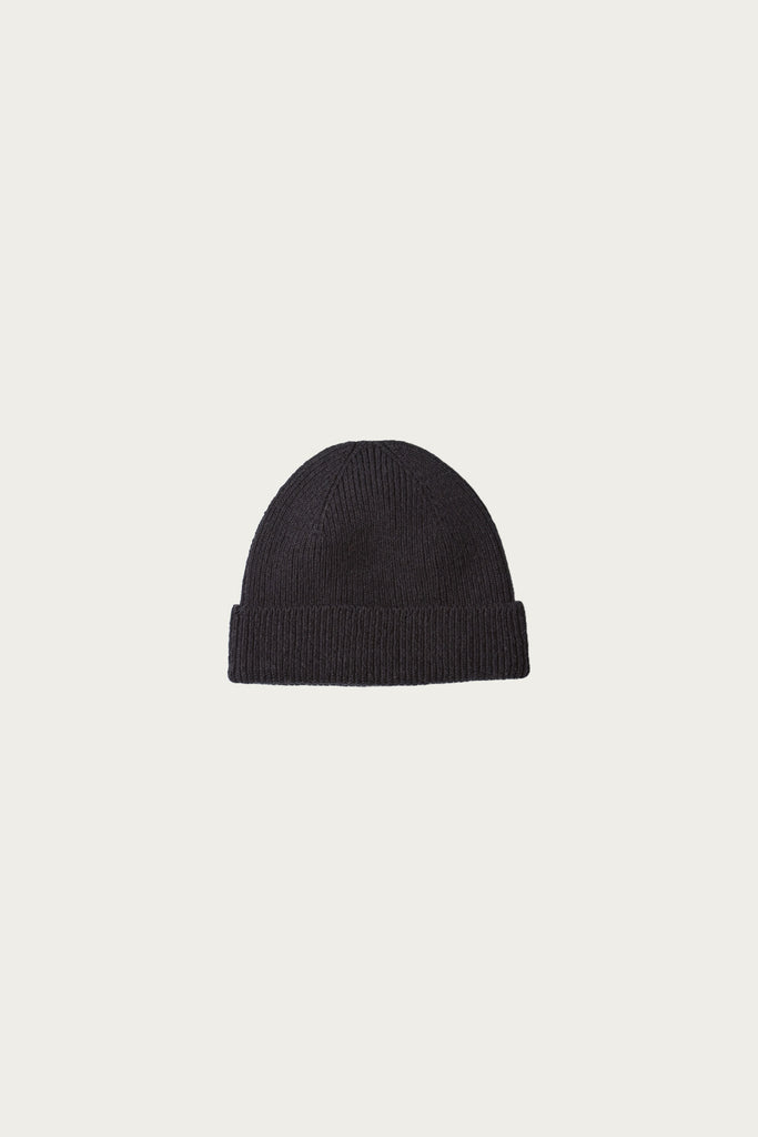 Rototo - Washi/Recycled Cotton Beanie - Black - Canoe Club