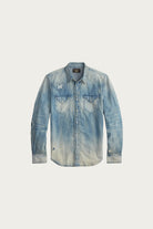 RRL - 2x Denim Western Shirt - Addington Wash - Canoe Club
