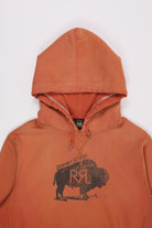 RRL - Bison Hoodie - Vintage Orange - Canoe Club