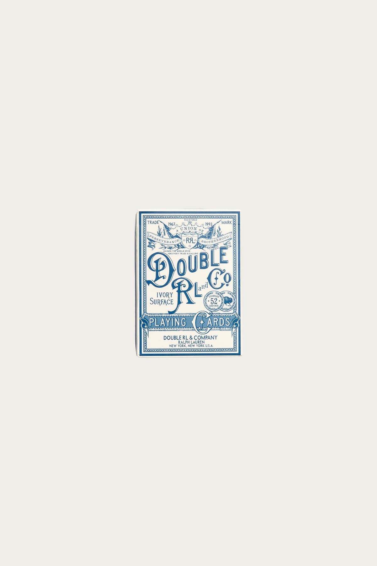 RRL - RRL Playing Cards - Cream/Navy - Canoe Club