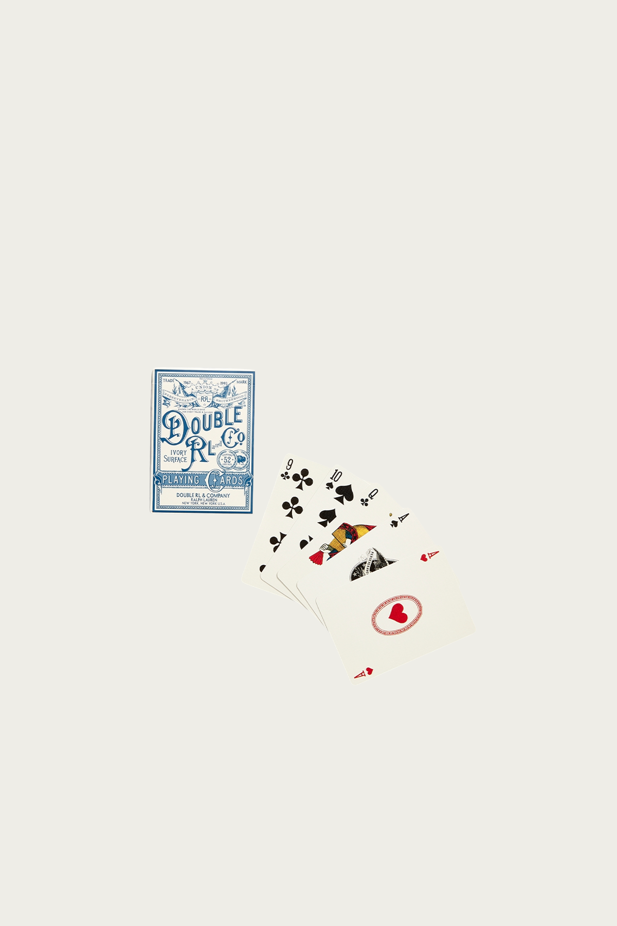 RRL - RRL Playing Cards - Cream/Navy - Canoe Club