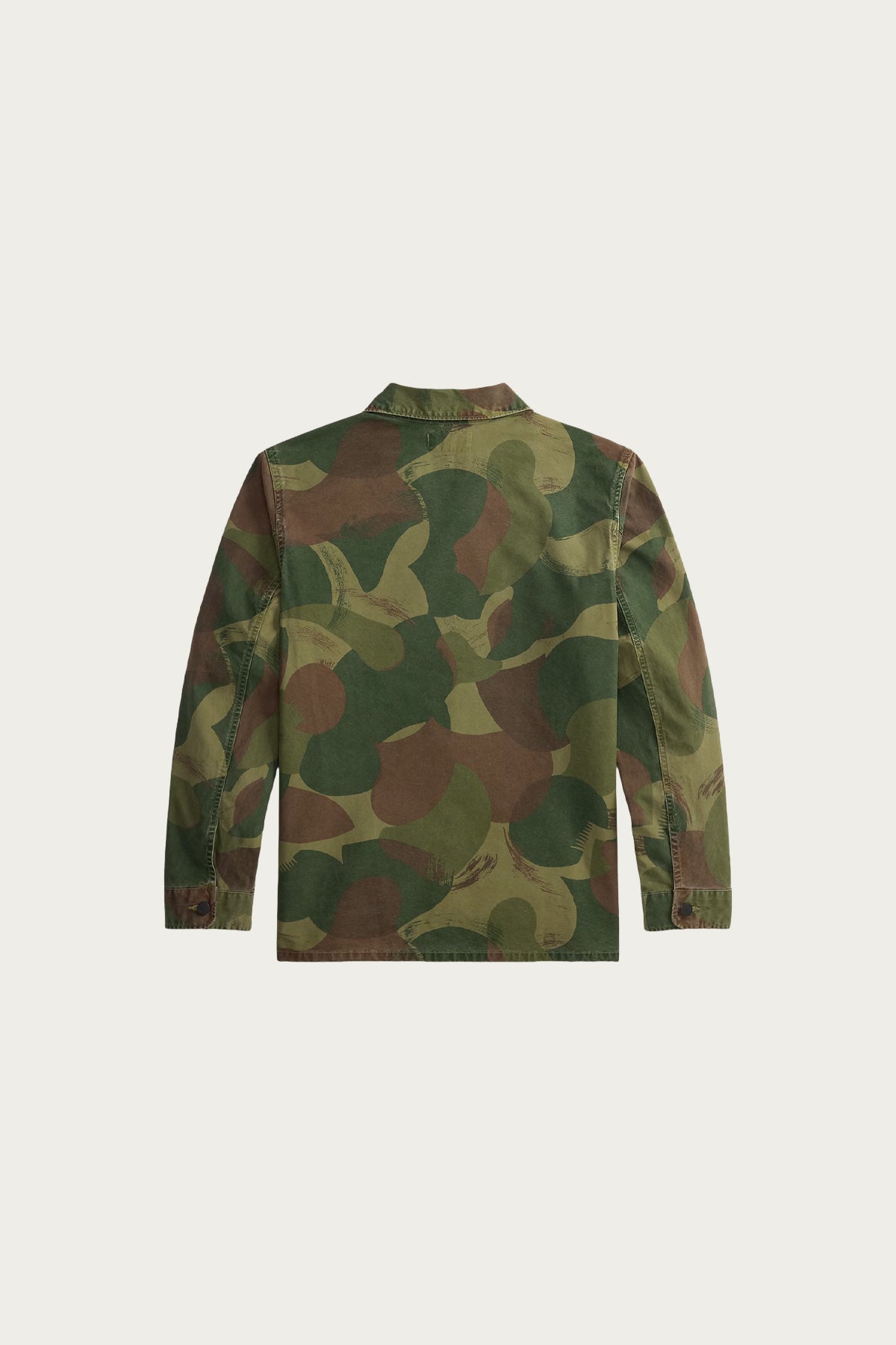 RRL - Camo Poplin Overshirt - Brush Strokes Camo - Canoe Club