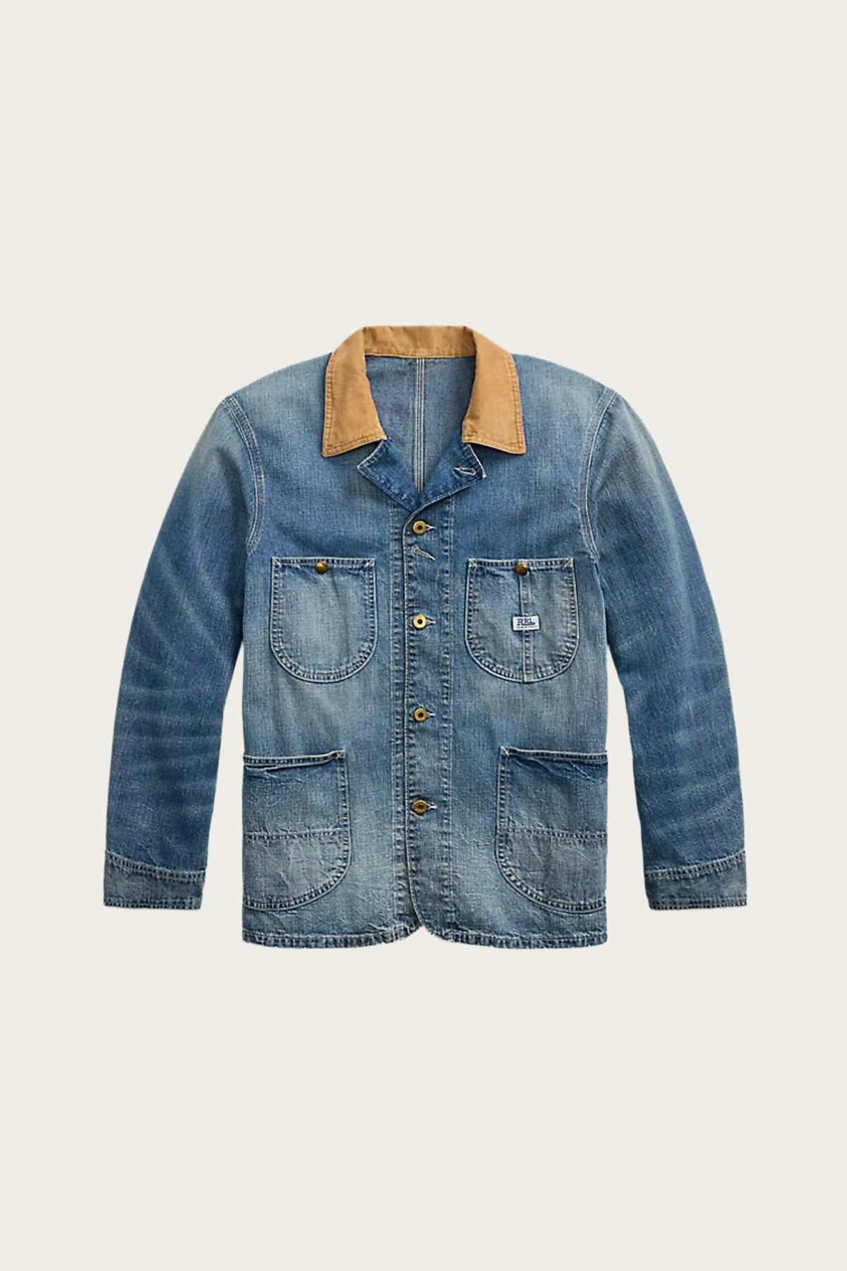 RRL - Corduroy-Collar Indigo Denim Jacket - Wrightsville Wash - Canoe Club