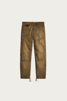 RRL - Cotton 3x1 Denim Kenton Work Pant - Distressed Brown - Canoe Club