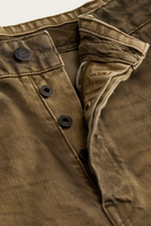 RRL - Cotton 3x1 Denim Kenton Work Pant - Distressed Brown - Canoe Club