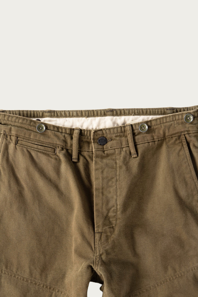 RRL - Cotton Canvas Curtis Work Pant - Olive - Canoe Club