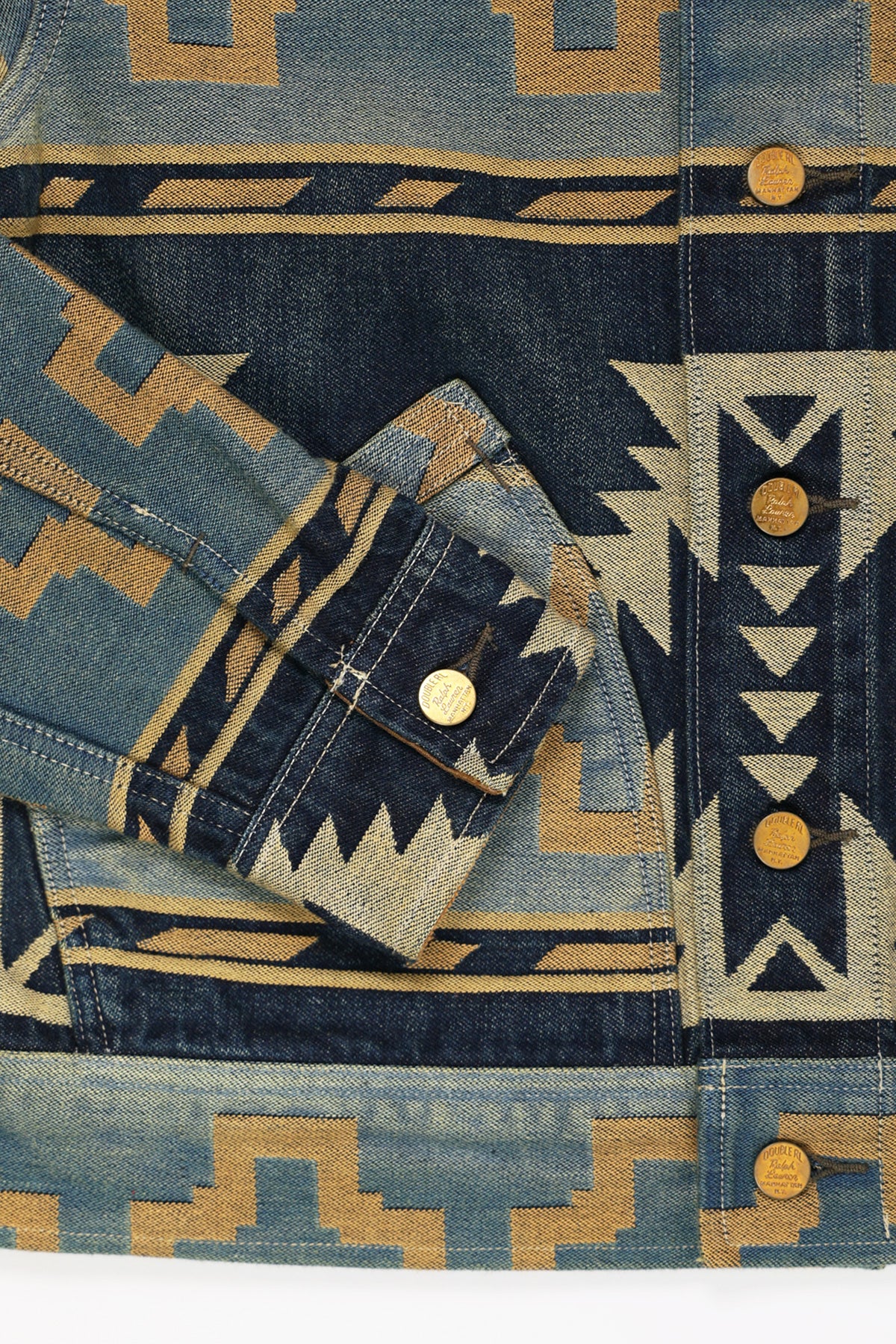 RRL - Cotton Jacquard Indigo Denim - Indigo - Canoe Club