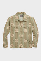 RRL - Cotton Jacquard Shirt Jacket - Sage/Multi - Canoe Club