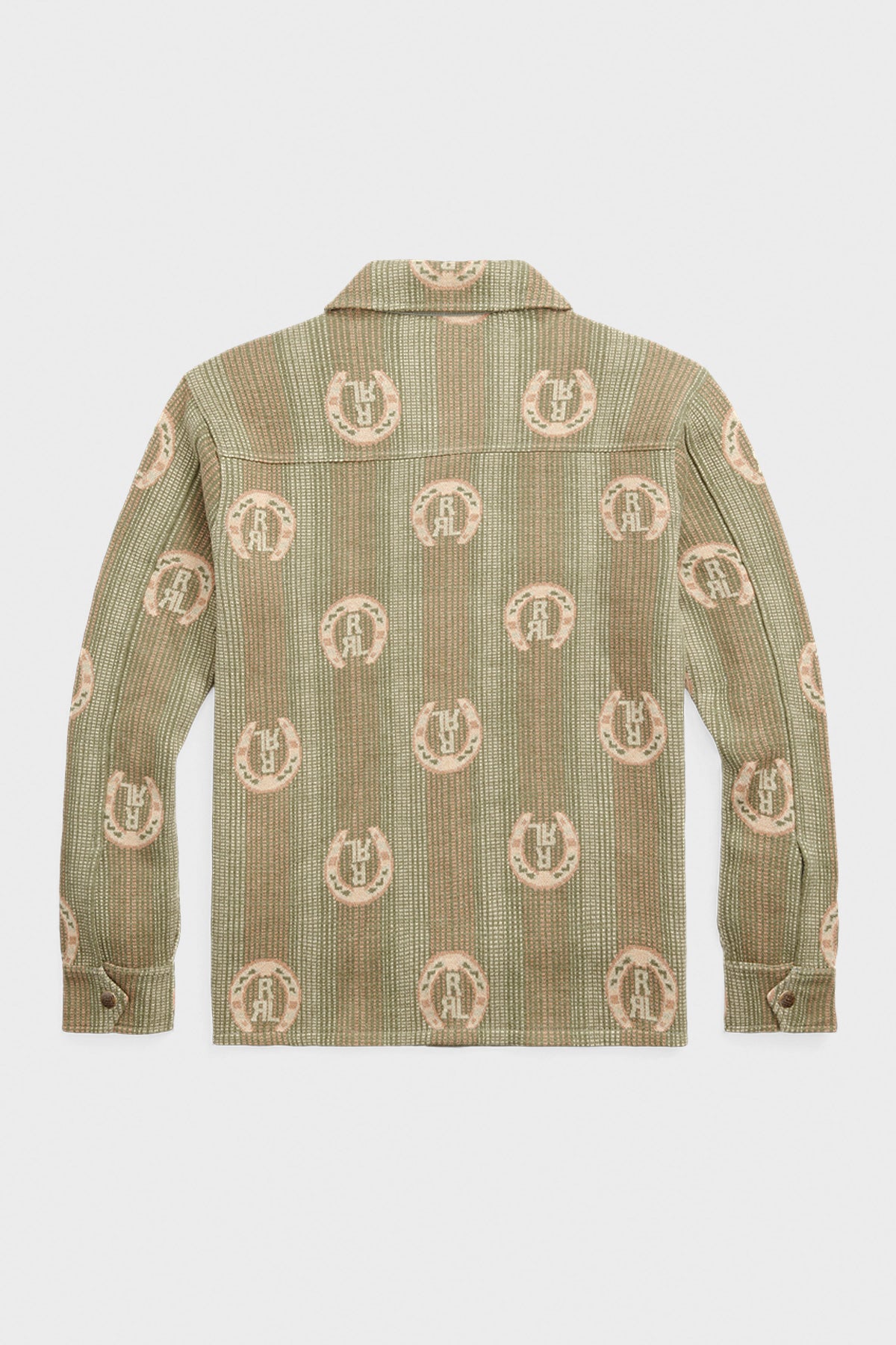 RRL - Cotton Jacquard Shirt Jacket - Sage/Multi - Canoe Club