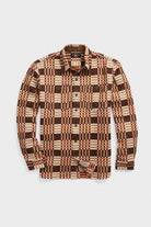 RRL - Cotton Jacquard Workshirt - Brown/Multi - Canoe Club