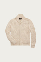 RRL - Cotton/Linen Cardigan - Parchment/Cream - Canoe Club