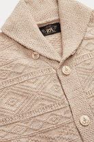 RRL - Cotton/Linen Cardigan - Parchment/Cream - Canoe Club