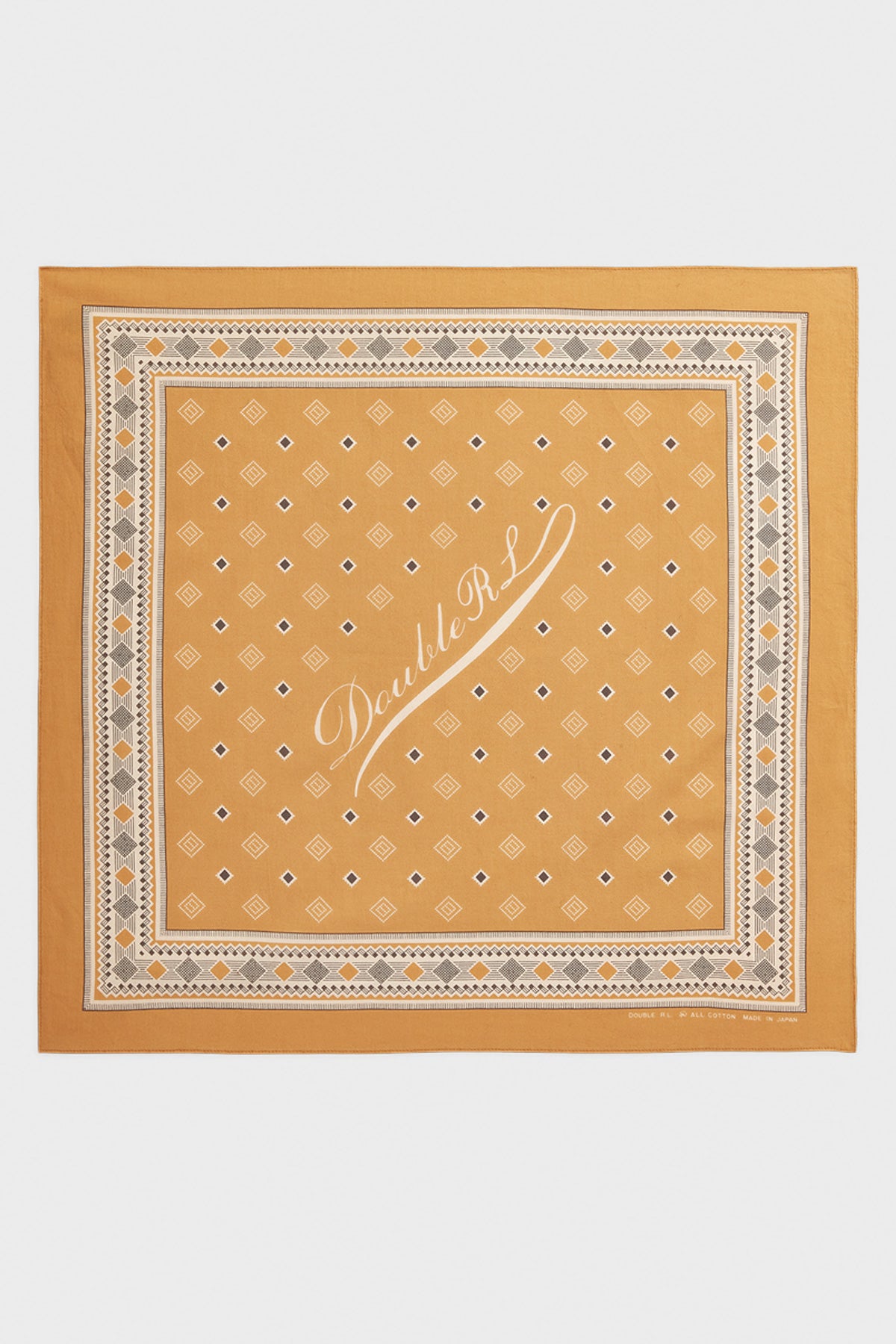 RRL - Diamond Bandana - Yellow - Canoe Club