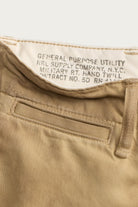 RRL - Distressed Chino Field Pant - New Khaki - Canoe Club