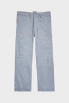 RRL - Distressed Field Chino Pant - Steel Blue - Canoe Club