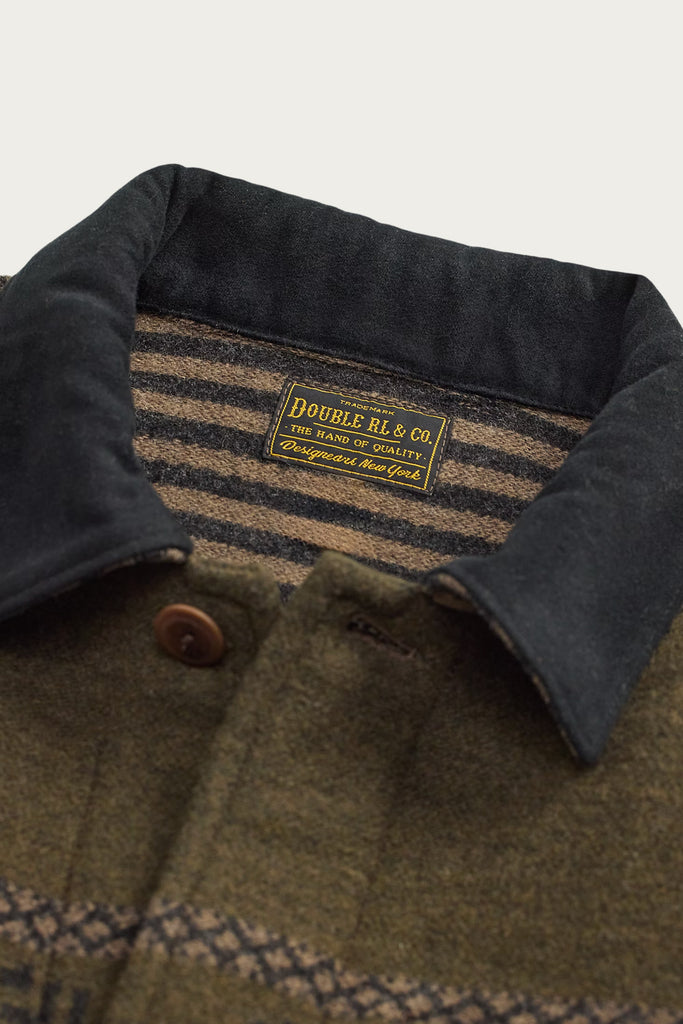 RRL - Double-Faced Jacquard Jacket - Vintage Brown Mix - Canoe Club