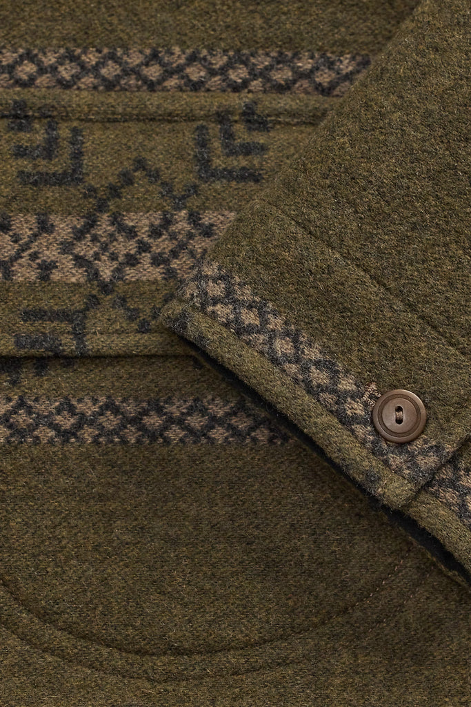 RRL - Double-Faced Jacquard Jacket - Vintage Brown Mix - Canoe Club